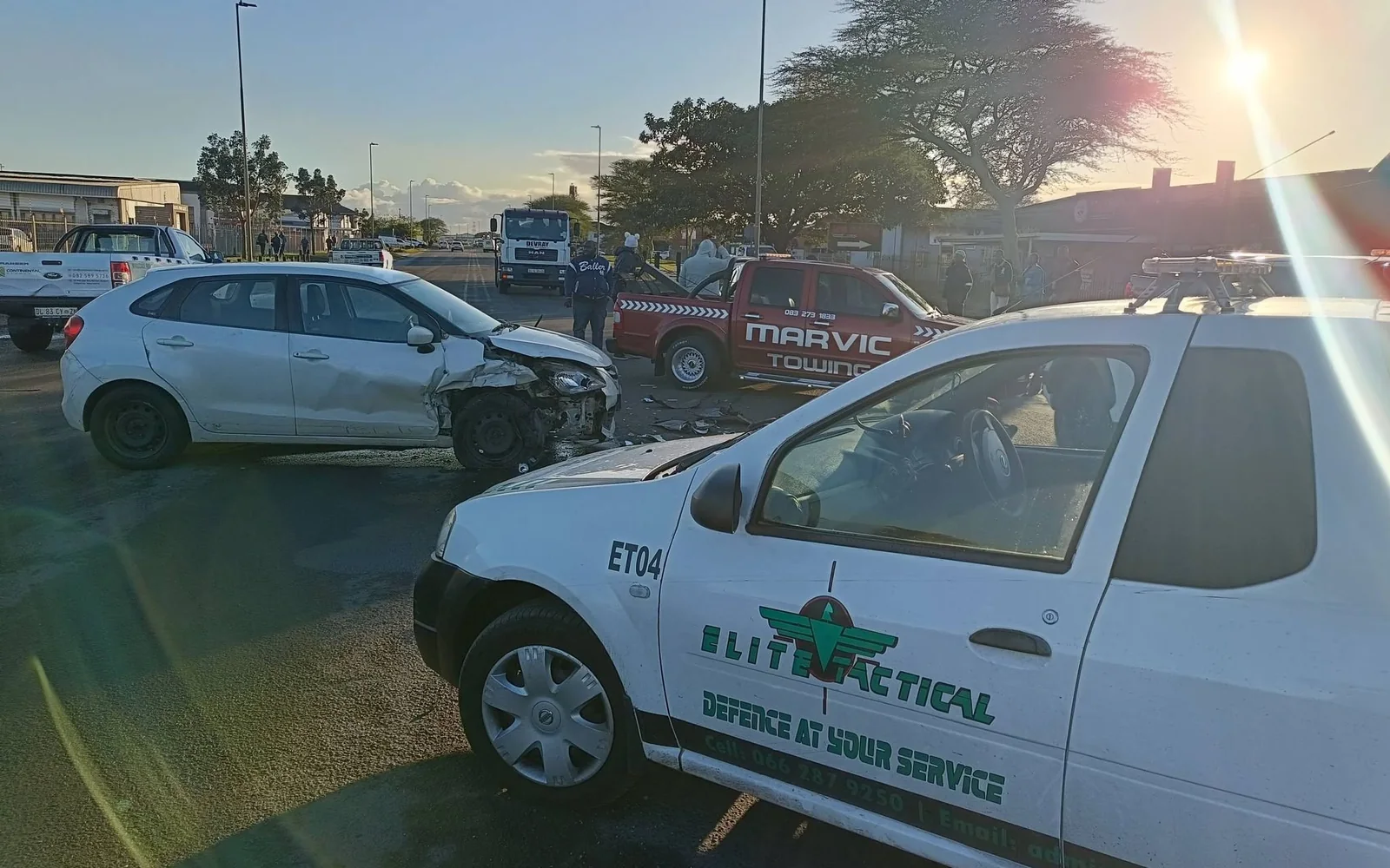 Elite Tactical response vehicle at a local Richards Bay incident scene